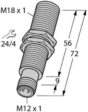 TURCK BI8-M18E-LIU-H114 1535561 Inductive sensor
