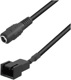 DC5521 to small 3-pin motherboard, 3-pin CPU, computer chassis, fan cable, DC to 12V power adapter cable