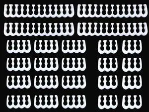 24 Pieces Set = 24-pin x 4, 8-pin x 12, 6-pin x 8 Cable Comb for 3 mm Cable Gesleeved Up To 3.4 mm/0.13inch)  White 24 Pieces Set = 24-pin x 4, 8-pin x 12, 6-pin x 8 Cable Comb for 3 mm Cable Gesleeved Up To 3.4 mm/0.13inch)  White