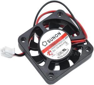 For SUNON DC12V 0.8W 4cm 40mm 40x40x10mm HA40101V4-000C-999 2-Wire South-North Bridge Ultra-quiet Cooling Fan New