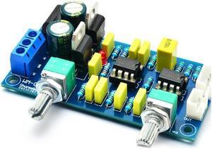Bass PCB Filter Board Accessories Subwoofer Pre-Amplifier Audio Professional Practical Durable Replacement Low Pass Dual Power