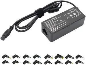 45W Watt Universal Laptop Charger AC Power Adapter 19.5V2.31A, Replacement Supply for HP Dell Toshiba IBM Lenovo Acer ASUS Samsung Sony Fujitsu Gateway etc - Black