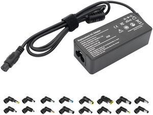 45W Watt Universal Laptop Charger AC Power Adapter 19.5V2.31A, Suitable for all types of laptop replacement power supply - black