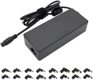 90W Watt Universal Laptop Charger AC Power Adapter 19.5V4.62A, Suitable for all types of laptop replacement power supply - black 90W, 19.5V