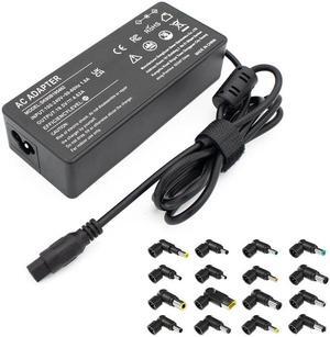 90W Watt Universal Laptop Charger AC Power Adapter 19.5V4.62A, Replacement Supply for HP Dell Toshiba IBM Lenovo Acer ASUS Samsung Sony Fujitsu Gateway etc - Black