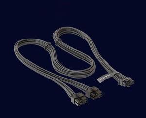 12VHPWR  600 W Cable, 8-Pin + 8-Pin 9.2 A Terminals/16 AWG- High Current Terminal connectors,for SEASONIC PRIME/FOCUS series 850W and higher power supplies ,Supports 40 Series Graphics Cards