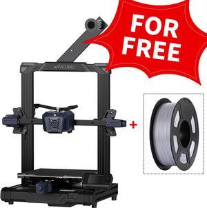Anycubic Kobra Neo 3D Printer Auto Leveling and ANYCUBIC PLA 3D Printer Filament (Silk Silver) Bundle