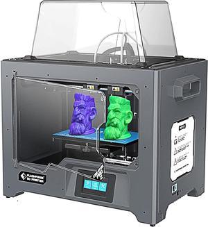 FLASHFORGE Creator Pro 2 Fully Enclosed 3D Printer with Dual Extruder, Metal Frame Structure, Dual Mixed Color/Dual Mixed Filament/Copy/Mirror Printing Mode, Anti-Leakage Wire Design, 200x148x150mm