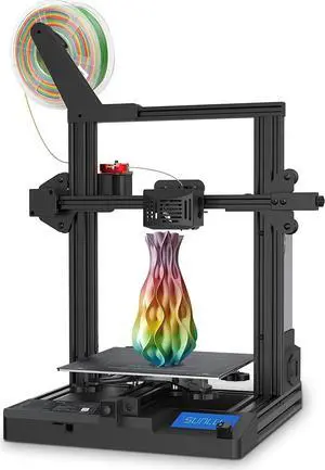 SUNLU Terminator T3 FDM 3D Printer up to 250mm/s Fast Print, Supporting Clog Detection and Auto-Leveling Functions, with Silent Motherboard and Metal Double Gear Extruder, Printing Size 220×220×250mm