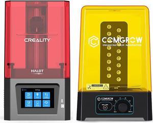 Official Creality HALOT ONE Resin 3D Printer Bundle with COMGROW Wash and Cure Station