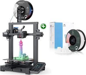 Creality 3D Printer Upgrade Ender 3 V2 NEO with CR Touch Auto Leveling Kit Plus Creality 3D Official 1 Pack White PLA Filament 1.75mm 1KG