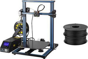 Creality 3D CR-10S 3D Printer with Filament Monitor Upgraded Control Board and Dual Z Lead Screw 300x300x400mm with 2 Black PLA Filaments