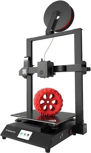 TRONXY XY-3 PRO V2 3D Printer in Direct extruder Configuration Guide Rail Double Z axis Flexible Filament Silent Mainboard 300x300x400mm Print Size,Direct Drive 3D Printing