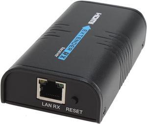 1080P Full HD LKV373A HDMI 1080P Receiver for Extender Over CAT5E CAT6 LAN- Supports 100-120M Ethernet Bandwidth HDCP Compliant, extends HDMI Signal to TCP/IP