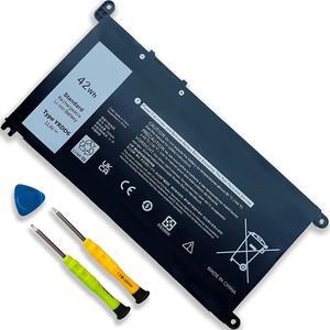 42Wh YRDD6 Laptop Battery Replacement for Dell Inspiron 5481 5482 5485 5491 2-in-1 5493 5584 5593 3493 3582 3593 3793 5480 Vostro 5581 5490 5590 0YRDD6 1VX1H 01VX1H VM732 0VM732 11.4V 3500mAh