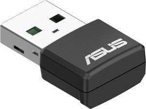 AX1800 Dual Band WiFi 6 USB Adapter, WiFi 6, 802.11ax, WPA3 Network Security, 5GHz frequency band, Compact size (USB-AX55 Nano)