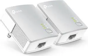 AV600 Powerline Ethernet Adapter Kit - Gigabit Port Plug Pair &Play Power Saving Nano Sized Powerline Network Adapter (TL-PA4010 KIT)