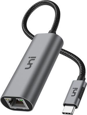 Uni USB-C To Ethernet Adapter, USB Thunderbolt 3/Type-C To RJ45 Gigabit