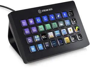 Elgato Stream Deck XL  Advanced Studio Controller, 32 macro keys, trigger actions in apps and software like OBS, Twitch, YouTube and more, works with Mac and PC