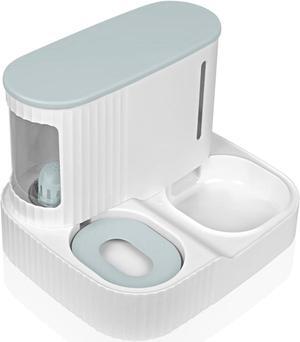 Pet Feeder and Water Dispenser, Automatic Gravity Flow, 3L, for Cats and Small Dogs
