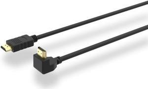 SSUPD Meshroom Case Accessory - 90 Degree HDMI Cable Up Right Angle High Speed 2.1 HDMI Cable - Supports Ethernet, Full HD 3D, 4K HDR and ARC (4K@120Hz, 18Gbps) - 6.6 Ft / 2M