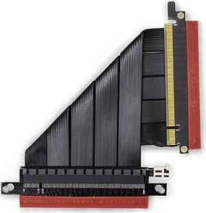 SSUPD Meshroom S/Meshlicious Case Accessory - Premium PCIe 4.0 x16 Extension Cable, Dual Reverse, 145mm GPU Riser Card