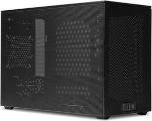 SSUPD Meshroom D Mini-ITX Small Form Factor (SFF) Case - Full Mesh Side Panel - Black Color, Tool-Free and Easy Accessibility