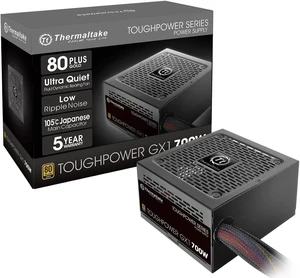Thermaltake Toughpower GX1 80+ Gold 700W SLI/Crossfire Ready Continuous Power ATX 12V V2.4/EPS V2.92 Non Modular Power Supply 5 Year Warranty PS-TPD-0700Nnfagu-1 Thermaltake Toughpower GX1 80+ Gold 700W SLI/Crossfire Ready Continuous Power ATX 12V V2.4/EPS V2.92 Non Modular Power Supply 5 Year Warranty PS-TPD-0700Nnfagu-1