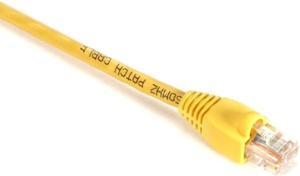 GigaBase 350 CAT5e Patch Cable Snagless Boots Yellow 2-ft. 0.6-m