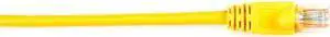Black Box CAT5EPC-003-YL Black Box CAT5e Value Line Patch Cable, Stranded, Yellow, 3-ft. (0.9-m) - Category 5e for Network Device - Patch Cable - 3 ft - 1 x RJ-45 Male Network - 1 x RJ-45 Male Network