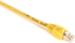 Black Box 1FT Gigabase Cat. 5E UTP Patch Cable - M-M - Yellow Black Box 1FT Gigabase Cat. 5E UTP Patch Cable - M-M - Yellow