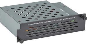 Black Box LE2700LV-PS LE2700 Series Power Supply - 4-Slot, 44W, 20-72VDC, Low-Voltage