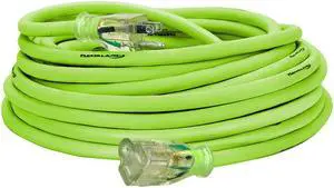 Flexzilla Pro Extension Cord 123 AWG SJTW 50ft Outdoor Lighted Plug Flexzilla Pro Extension Cord 123 AWG SJTW 50ft Outdoor Lighted Plug