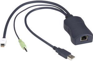 SERVER ACCESS MODULE - SINGLE-HEAD, MINI DISPLAYPORT, USB HID, AUDIO, CATX, 45 D