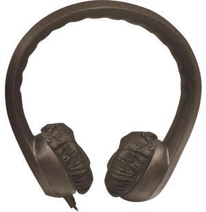 HamiltonBuhl KIDS-BLK Flex-Phones™ Virtually Indestructible Foam Headphones – Black
