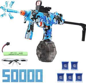 HOLYFUN Gel Ball Blaster with 50,000 Water Beads, 20.5" Large Toy Gel Cool Ball Blaster for Outdoor Game Kids and Adults