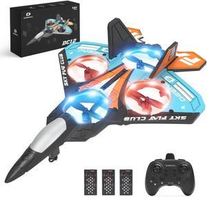 DEERC Drone for Kids DC12 Mini Stunt Remote Control Drone Lightweight Foam Design 2.4GHz Headless Mode Gliding One Key Take Off