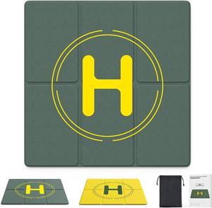 Drone Landing Pad, Holy Stone 50cm/19.68in Universal Portable Luminous Waterproof Foldable Helipad for RC Drones Helicopter, Holy Stone Drone