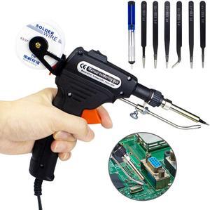 Auto Electric Soldering Iron  Kit 110V 60W Welding Tool With Solder Wire Tin
