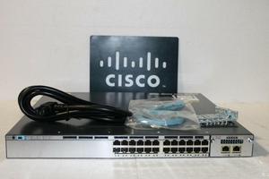 WS-C3750X-24P-S 24-Port PoE Gigabit 3750X Switch w/Dual AC-1 Year Warranty