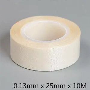 1" x33ft White Teflon Tape PTFE 130um Thicker 662 Adhesive High-Temp Fiberglass