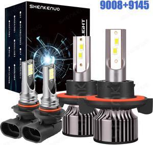 For Hummer H3 2006 2007 2008 2009-2010 LED Headlight + Fog Light Bulbs Combo