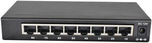 8Port Gigabit Ethernet 10/100/1000Mbps Switch Lan Hub Adapter for Router & Modem