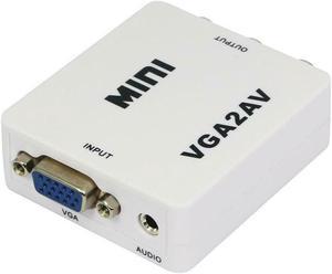 Mini VGA To Video Converter Composite AV To VGA Adapter TV Set-Top Box Video