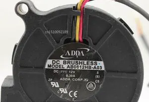 Ventilador de proyector de 3 cables, 12V, 0.30A, CC, AB0612HB-A03, Envío Gratis