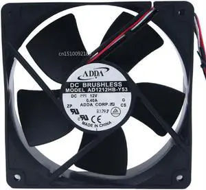Ventilador Industrial ADDA AD1212HB-Y53 1232, ventilador de viento grande de 12cm, , envío gratis