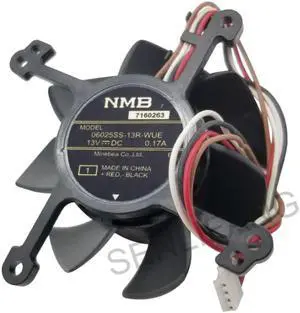 Nuevo para NMB 06025SS-13R-WUE DC13V 0.17A para CB-S04/W04/S04E/U04/X04/X31/X31E/S32/W32/X36 ventilador de refrigeración del proyector