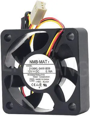 Para NMB-MAT 2106KL-04W-B59 L00 DC 12V 0.18A 50x50x15mm ventilador de refrigeración de servidor