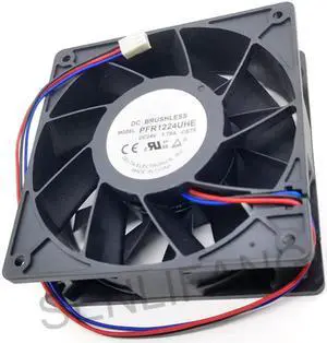 Nuevo ventilador de refrigeración cuadrado de 3 cables pfr1224uhe-ce75 DC24V 1.75A