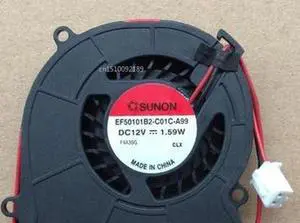 5010 12V 5cm EF50101B2-C01C-A99 1,59 W 2 Línea ventilador de turbina centrífuga